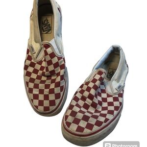 Vans Checkerboard Sneakers, used condition Men’s 7.5 Women’s 9